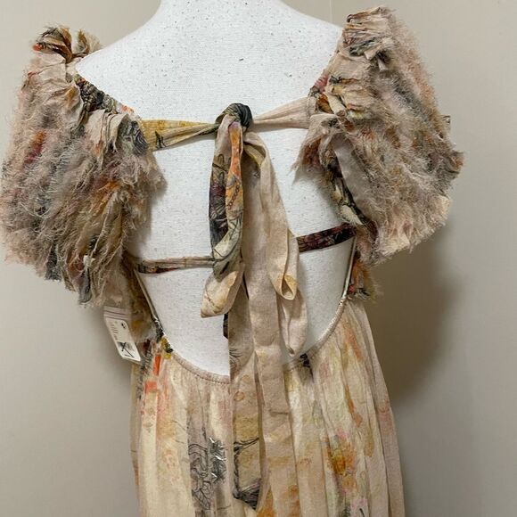 NWT Free People Irina Embellished Raw
Edges Floral Vintage Dress size S new - Picture 9 of 15
